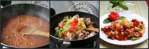 菠萝咕老肉的做法
