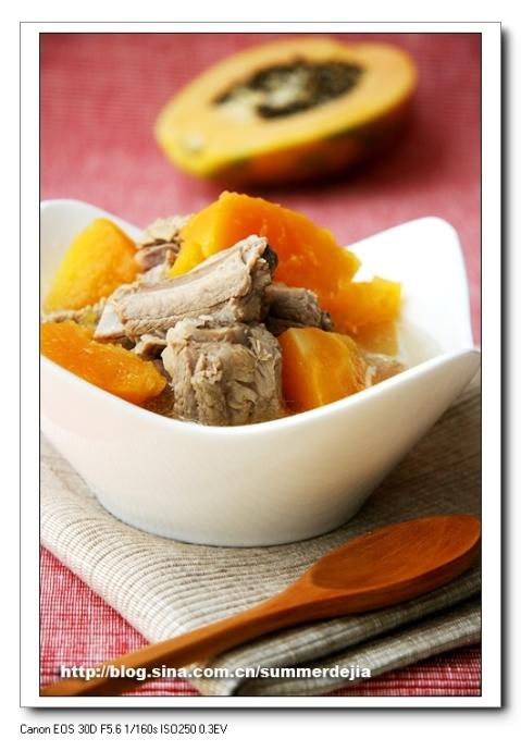 木瓜炖汤的做法