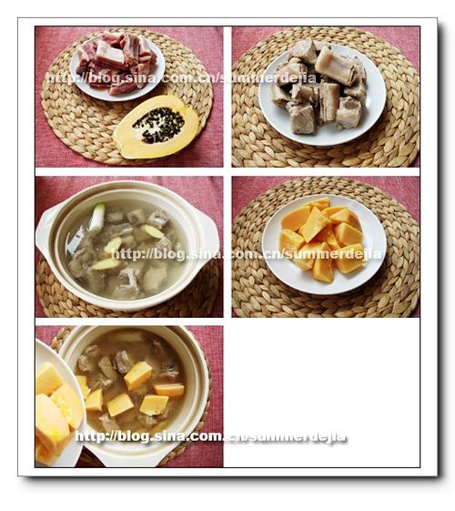 木瓜炖汤的做法