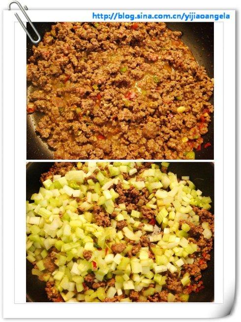 芹菜炒牛肉末的做法