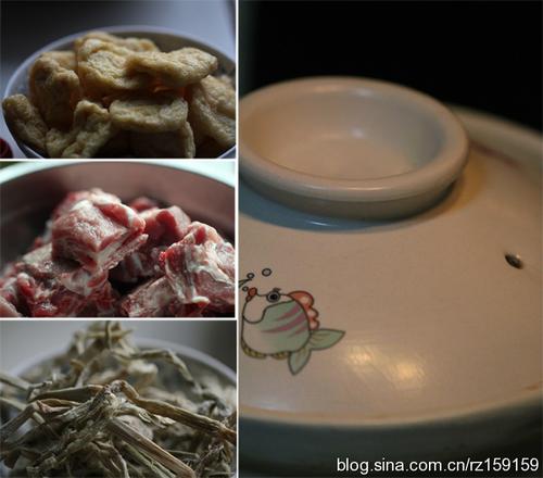 豆腐果笋干炖肉的做法