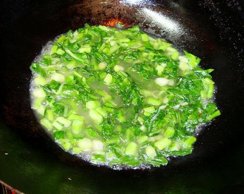 鸡蓉菜心的做法