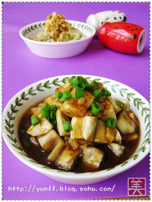 双味茄丁的做法