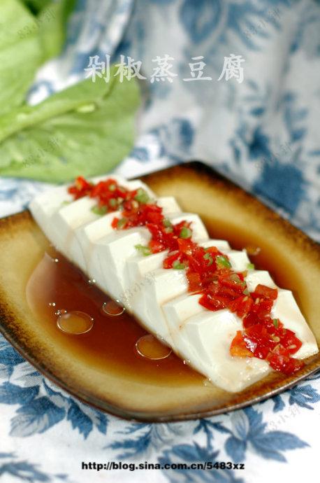 剁椒蒸豆腐的做法