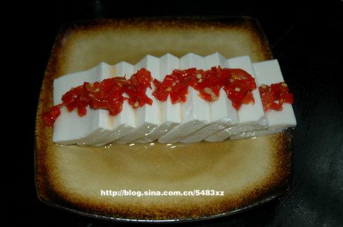 剁椒蒸豆腐的做法