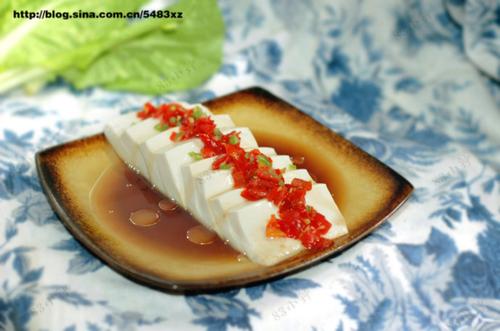 剁椒蒸豆腐的做法