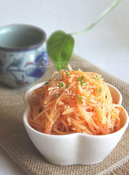 酸甜红油土豆丝的做法