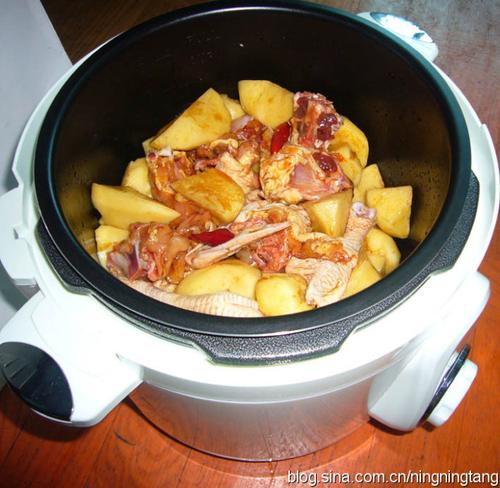 电压力锅大盘鸡的做法