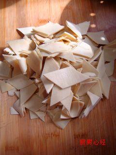 尖椒豆片的做法