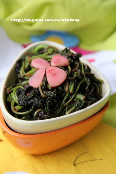 春蒜炒苋菜的做法