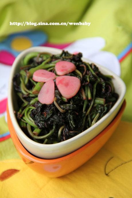 春蒜炒苋菜的做法