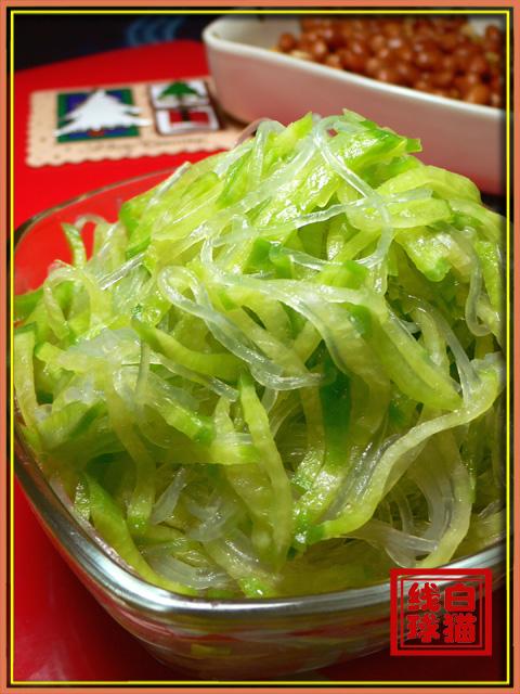 萝卜拌粉丝的做法