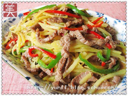 牛肉土豆丝的做法