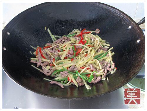 牛肉土豆丝的做法