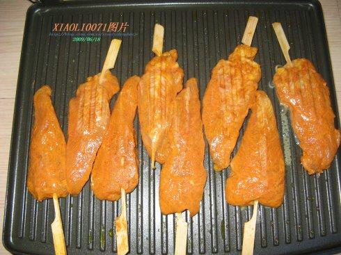 电饼铛烤制鸡柳的做法