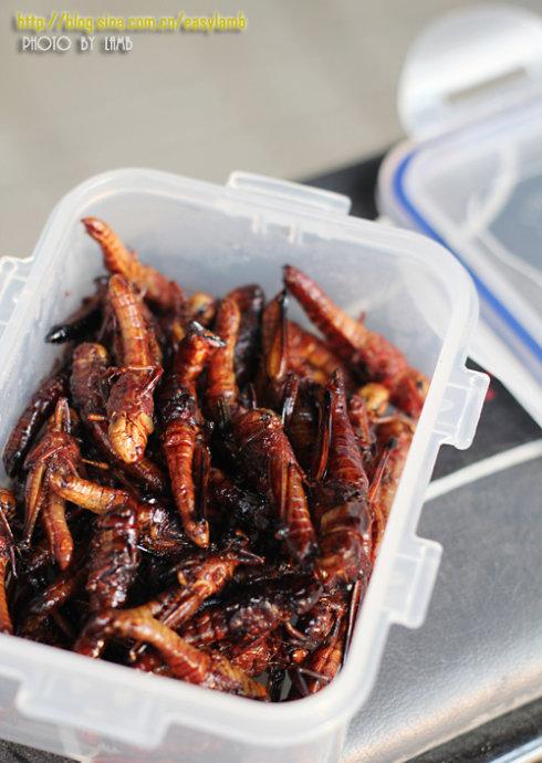 油炸蚂蚱的做法