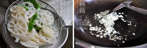 滑藕片小炒的做法