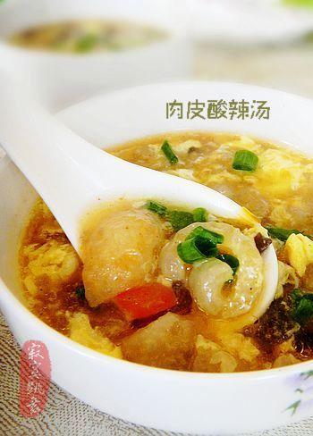 肉皮酸辣汤的做法
