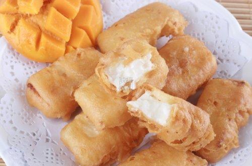 脆皮炸鲜奶的做法