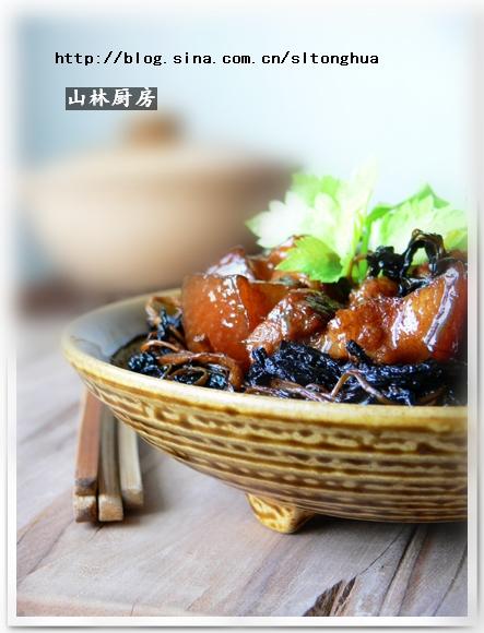 苋菜干烧肉的做法