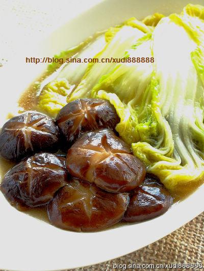 鲜菇扒娃娃菜的做法