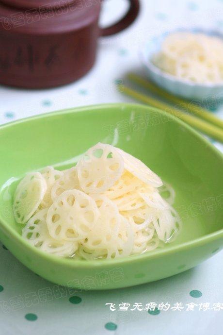 糖醋香花藕的做法