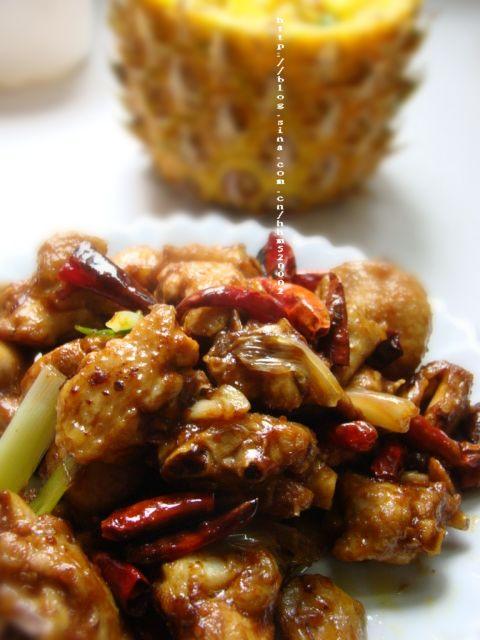 干辣椒炒鸡翅的做法