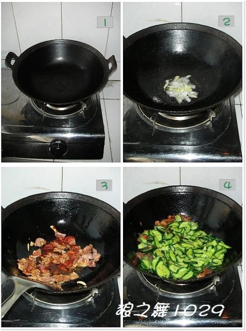 小炒黄瓜片的做法