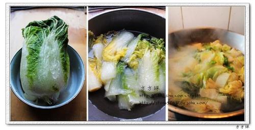 冻白菜的做法