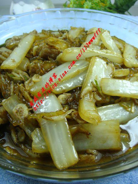 五花肉粉丝炖白菜的做法