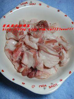 五花肉粉丝炖白菜的做法