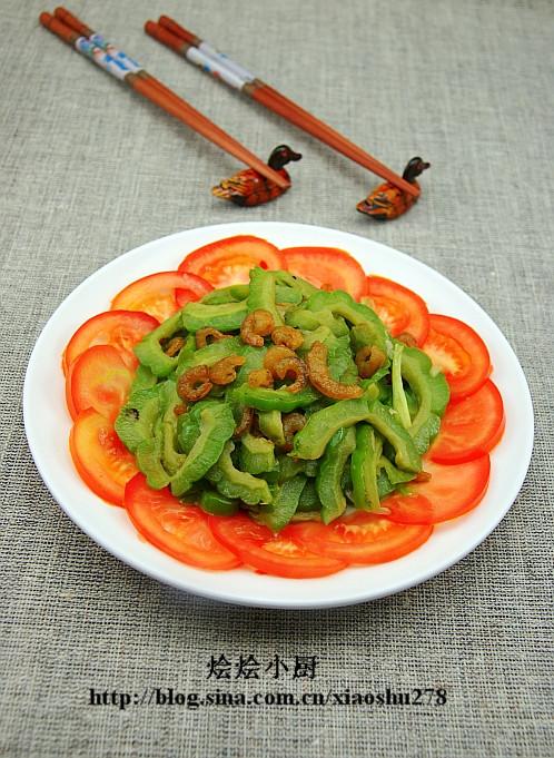 苦瓜炒虾米的做法