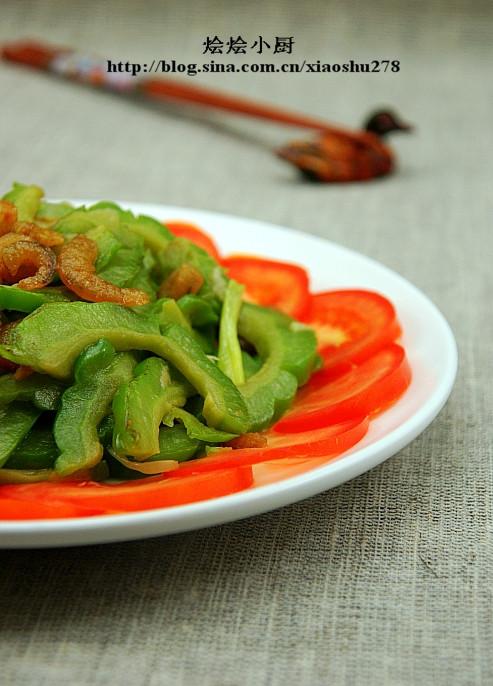 苦瓜炒虾米的做法