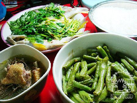 虾酱豆角的做法