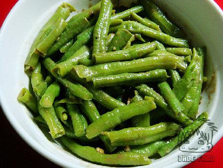 虾酱豆角的做法