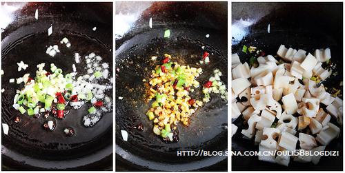 宫保藕丁的做法