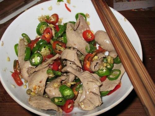 椒香腰片的做法