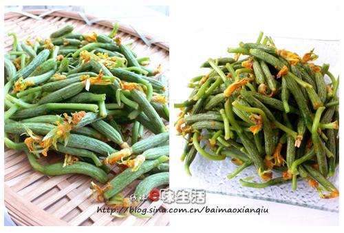 清炒黄瓜花的做法