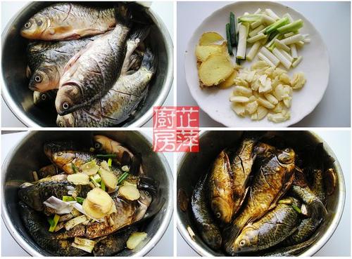 五香酥鲫鱼的做法