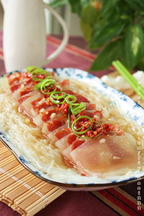 剁椒培根蒸冬瓜的做法