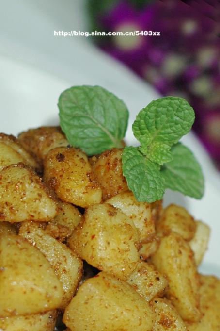 孜然黄金甲土豆的做法