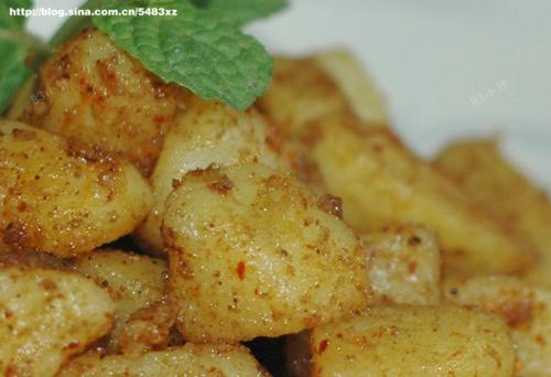 孜然黄金甲土豆的做法