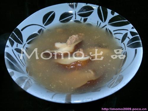 香菇牛肉碎汤的做法
