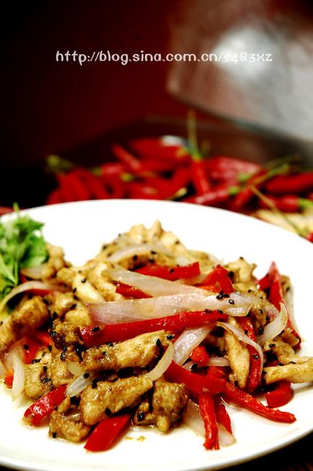 孜然鸡柳的做法