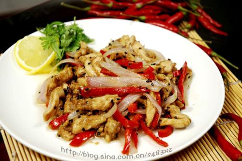 孜然鸡柳的做法