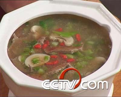 芥菜猪肝汤的做法