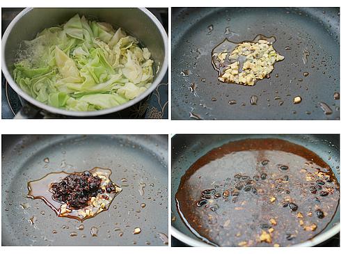 辣酱高丽菜的做法