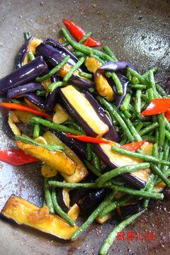 豆角炖茄子的做法
