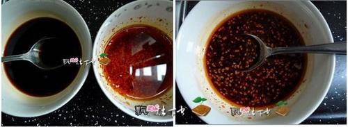 辣子醋拌蹄花冻的做法