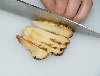 纳豆煮茄子配干煎松茸的做法